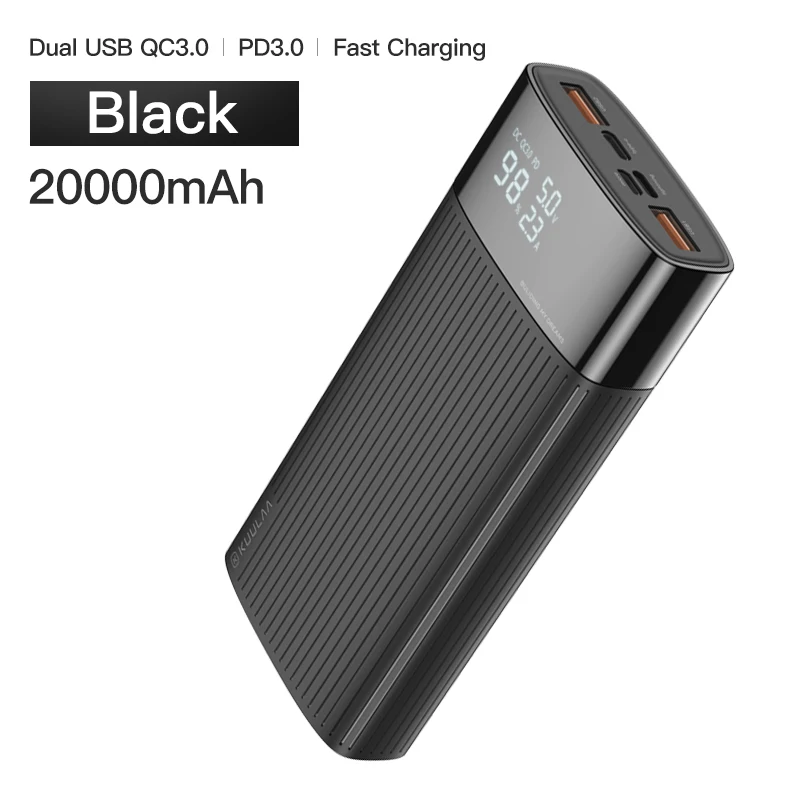 kuulaa power bank 20000mah qc pd 3.0 poverbank fast charging powerbank  20000 mah usb external battery charger for iphone 15 14