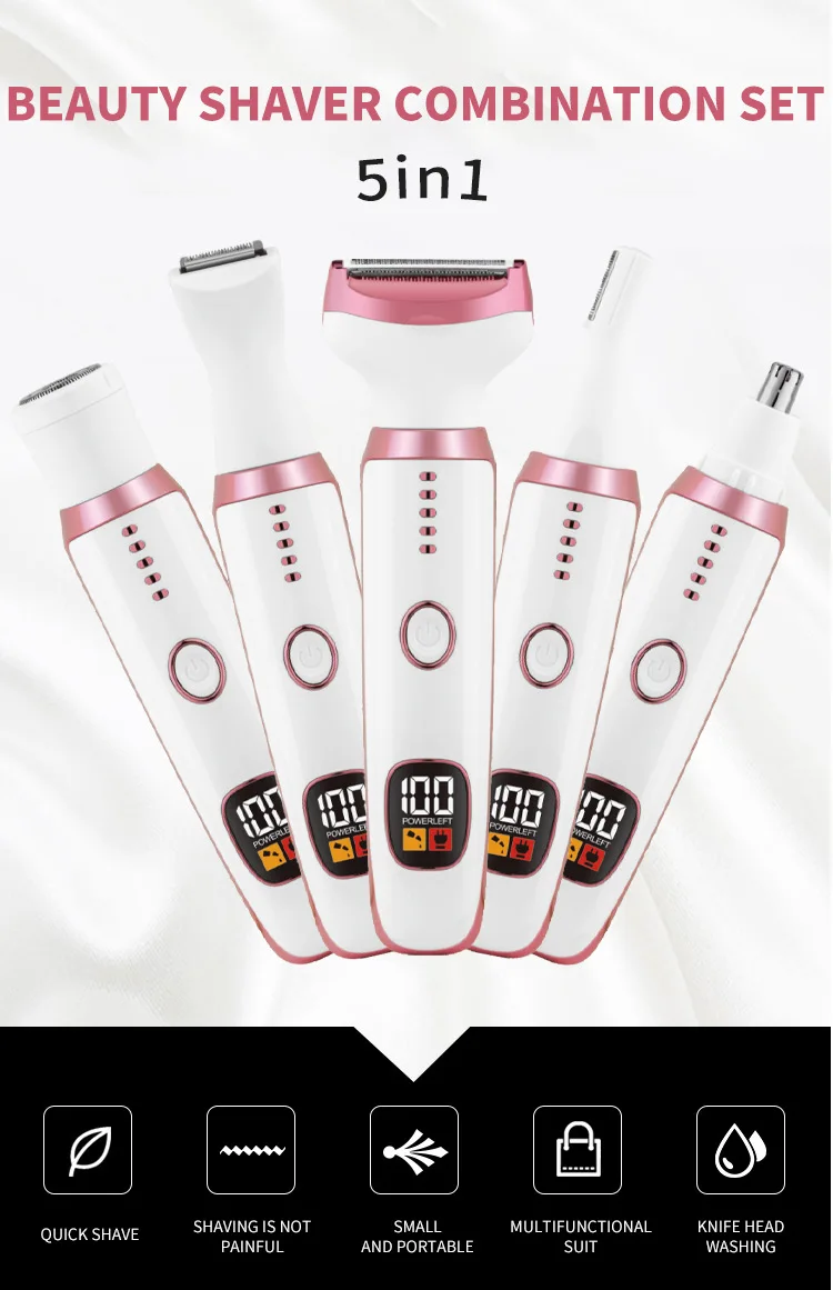 Elektrischer Epilierer Für Damen, Kabelloser Rasierer Für Körper_voghion.com