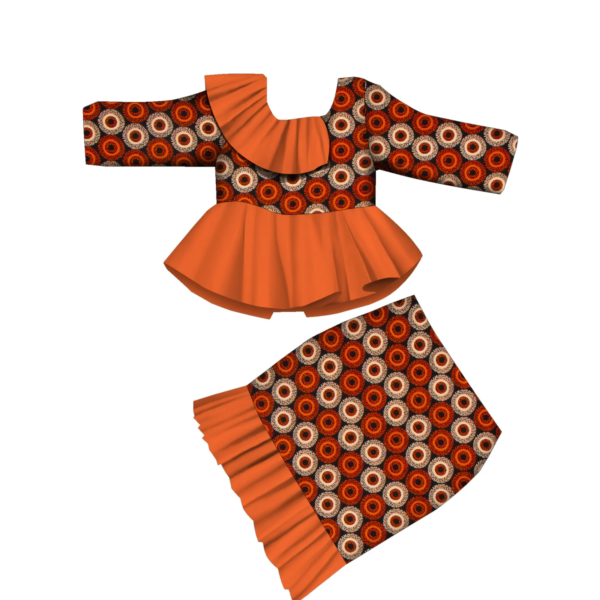 Orientar Dashiki African Pieces Sets African Children Clothes for