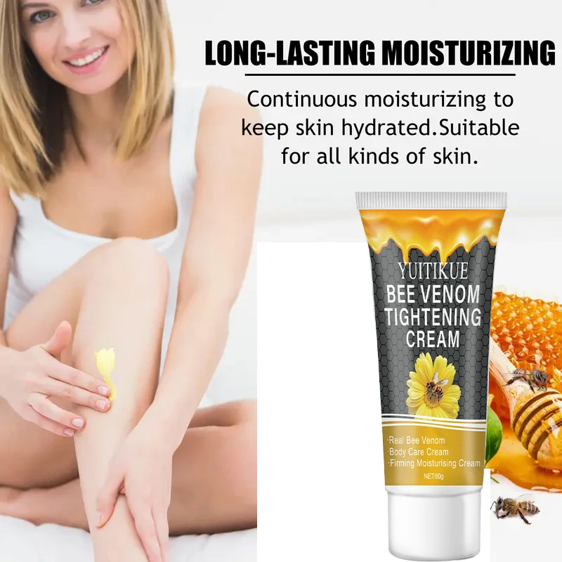 60g Bee Venom Firming Cream - Deeply nourishes and tightens the skin, contains propolis extract, bee venom, honey and hyaluronic