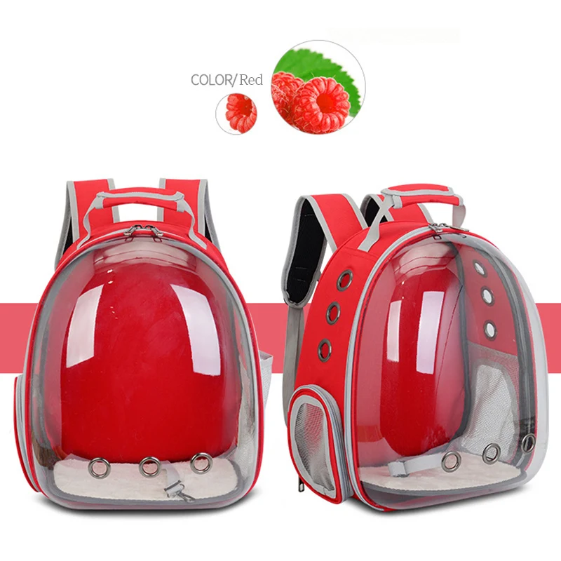 Cat bag Breathable Portable Pet Carrier Bag Outdoor Travel backpack for cat and dog Transparent Space pet Backpack