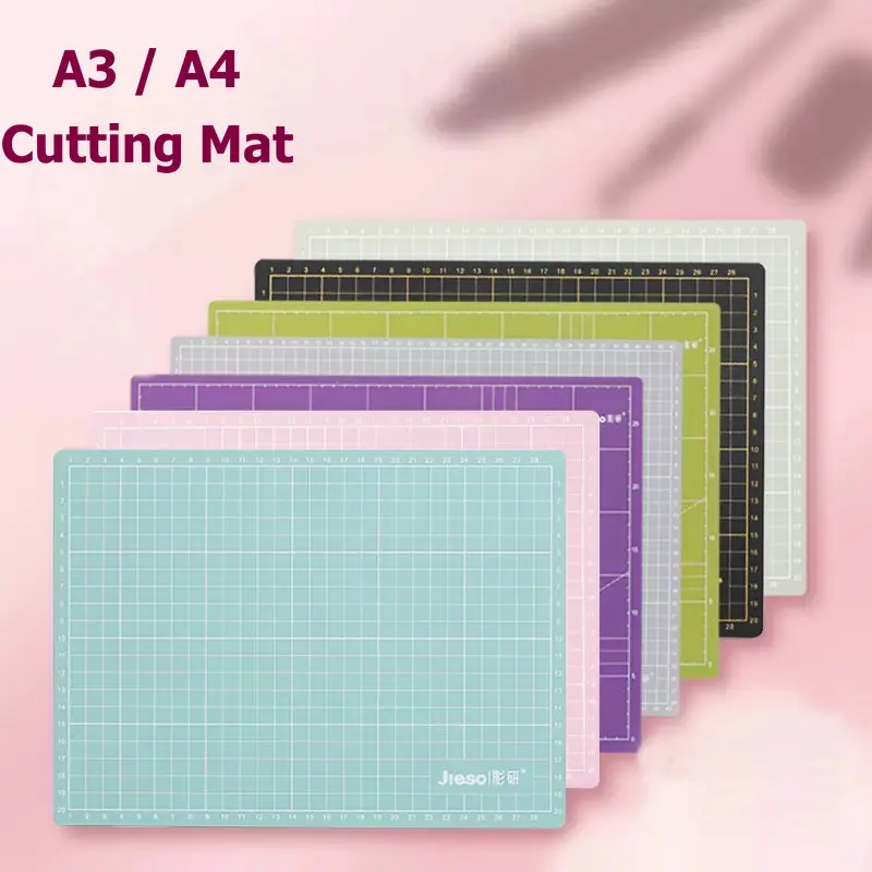 

Multi Colors Cutting Mats A3 A4 Cutting Mat Self Healing Paper Cutting Board 3mm Thikened PVC Cutting Mat For Crafts