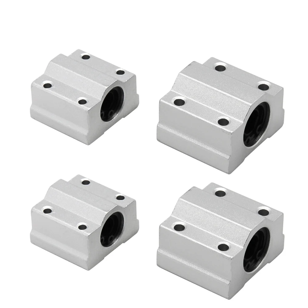 

4PCS Linear Ball Bearing Slide Block SCS8UU SCS10UU SCS12UU Linear Shaft Rod CNC 3D Printer Parts Motion Ball Bearing Slider