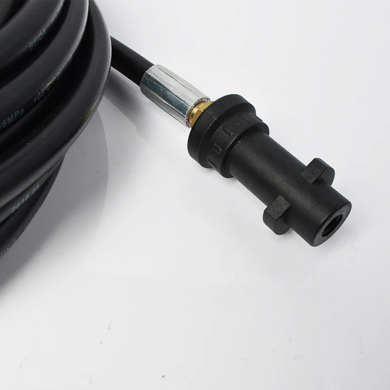 2~40M 1/4" Sewer Drain Water Cleaning Hose With Removable Nozzle and Optional Adapter for Karcher Bosch High Pressure Jet Washer