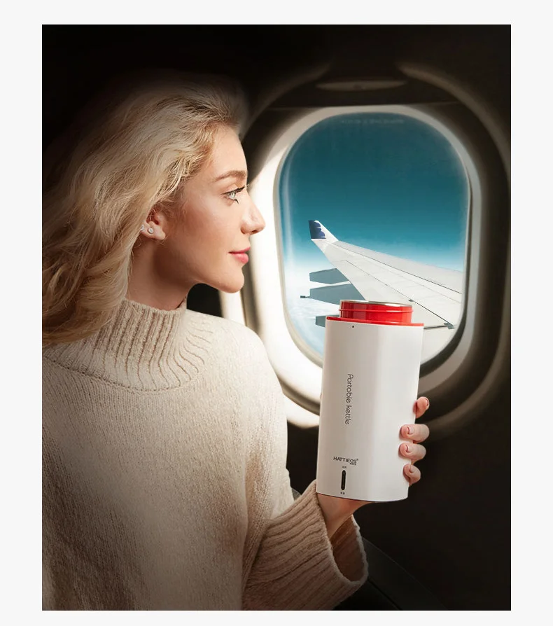 500ml portable Electric hot water cup 110v-240v fast boiling kettle outdoor traveling electric kettle heat preservation kettle