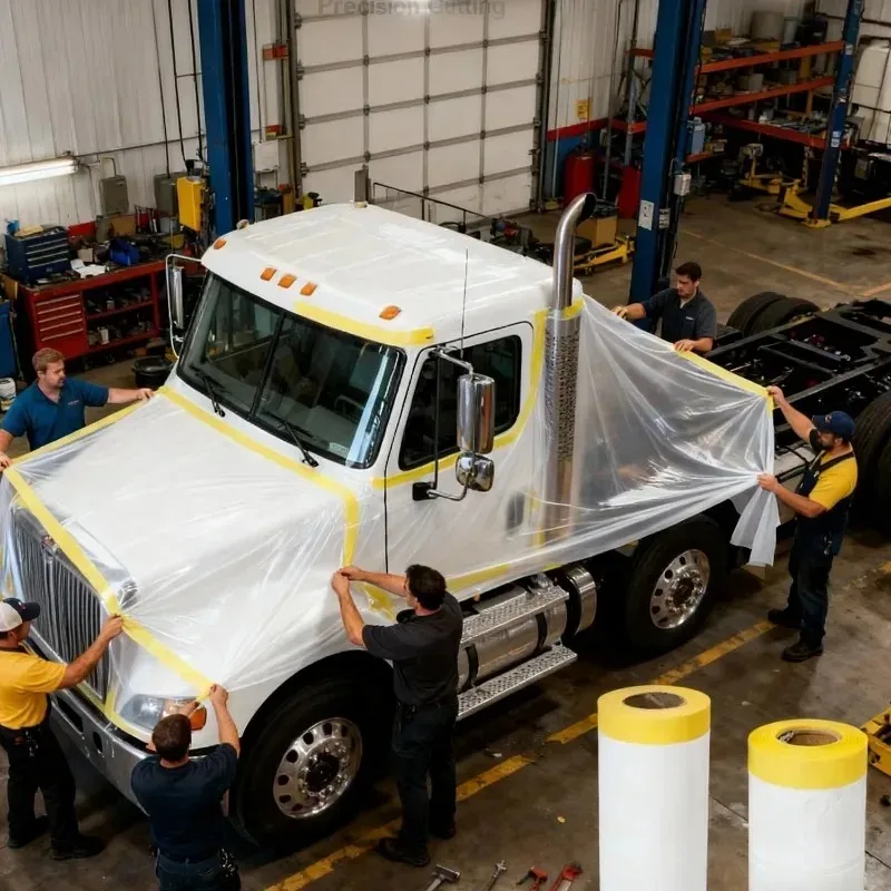 PE Films Dust Proof Film Car Paint Masking Protective Film Plastic Pre-Taped Masking Decoration Protective Paper Cover