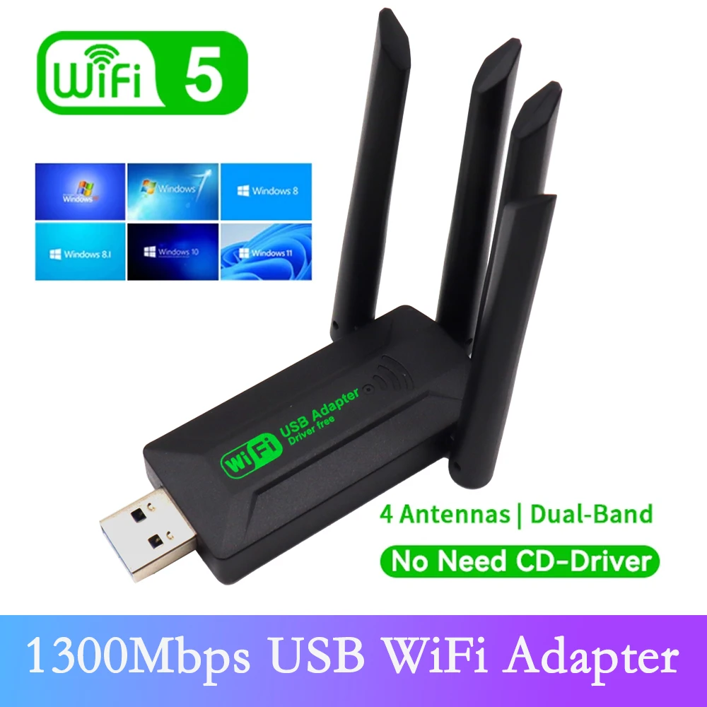1200MbpsUSBWirelessAC1200WlanUSB3.0WifiLanAdapterDongleDualBand802.11acWithAntennaForLaptopDesktop-AliExpress7
