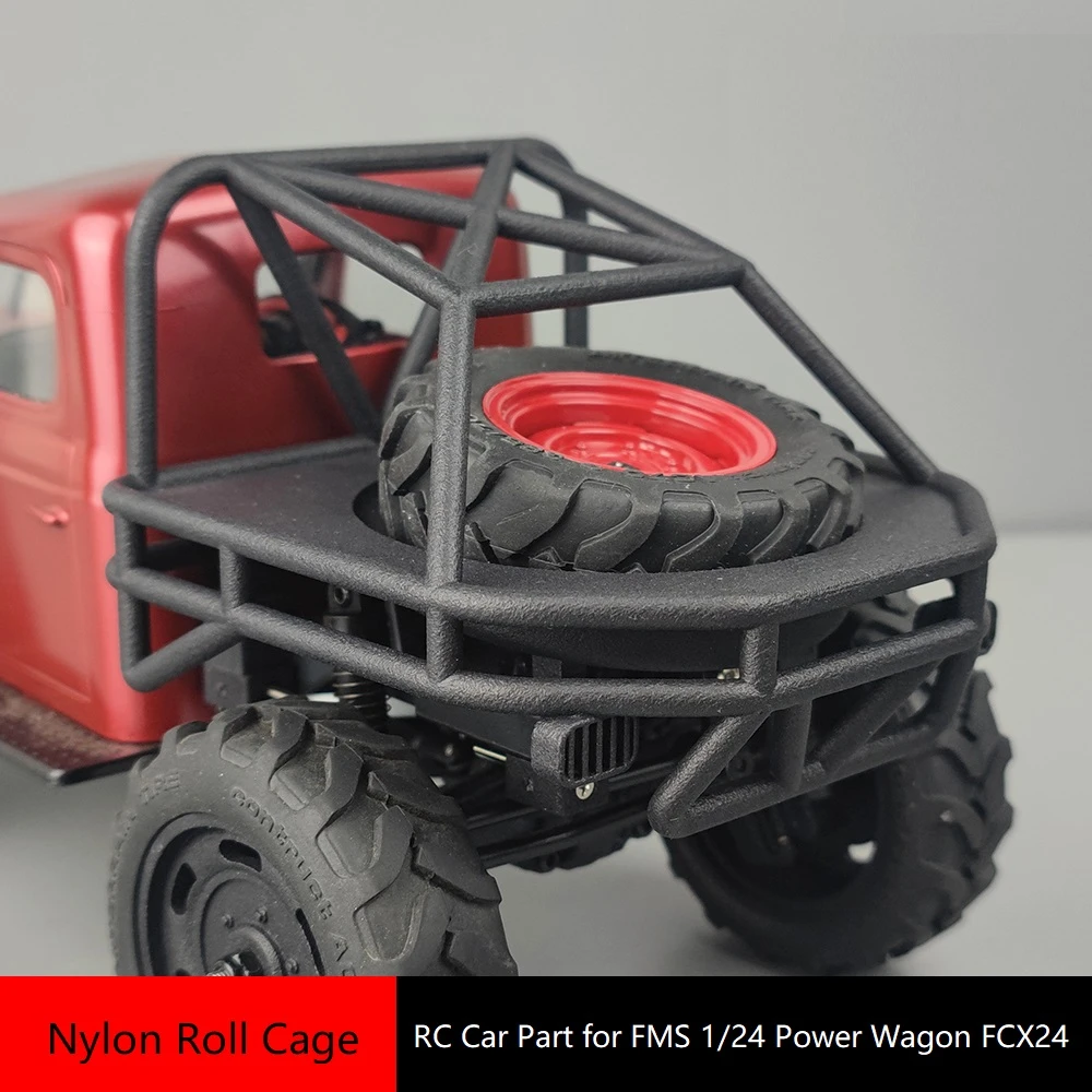 Rc Car Roll Cage Model Part For Fms 1/24 Power Wagon Fcx24 Buggy