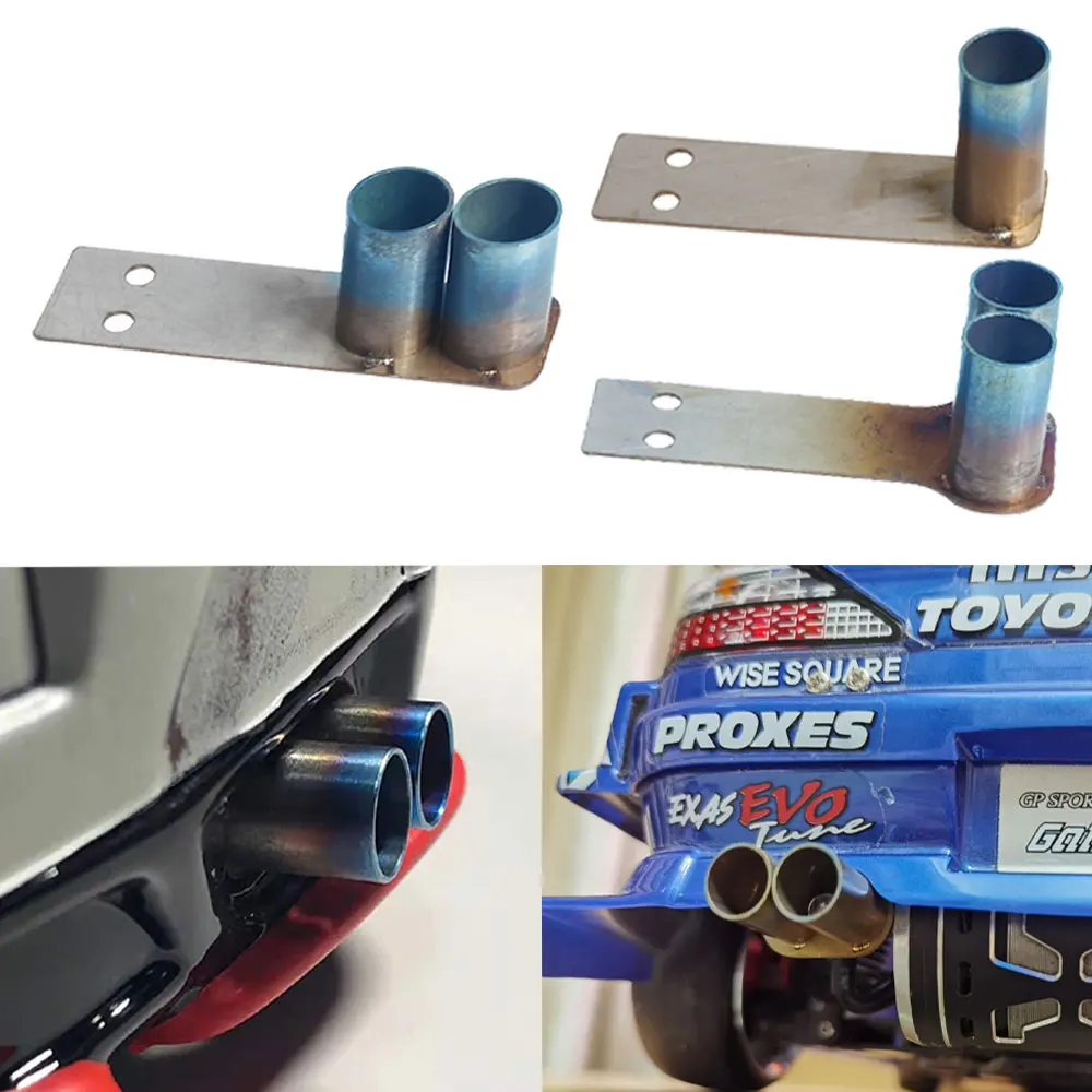 110RCCarexhaustpipemetaltailthroatfor110driftcarRedcat