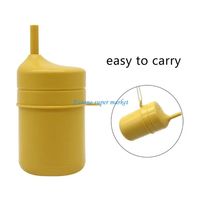 090B  수유 밀짚 병  학습 마시는 실리콘 시피 컵 음료 용기