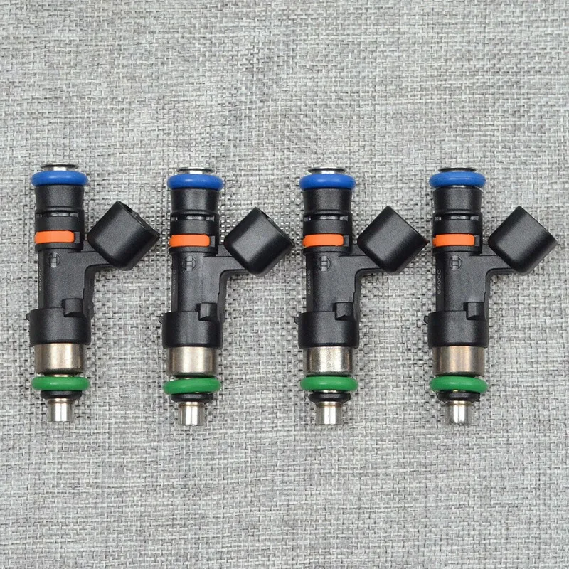 4x 0280158117 1000cc 90lb E85 EV14 Fuel Injector 48mm for VW Audi A4 TT