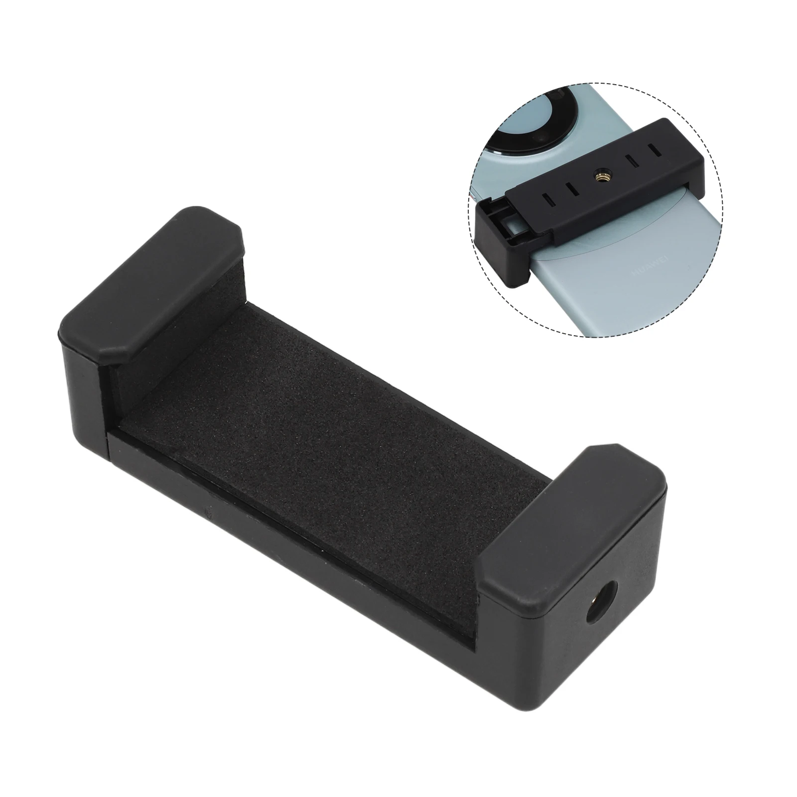 ABS Angle Adjustment Bracket Phone E-Clip Bracket Holder Mount Tripod Stand Lightweight Phone Clip 55-85mm