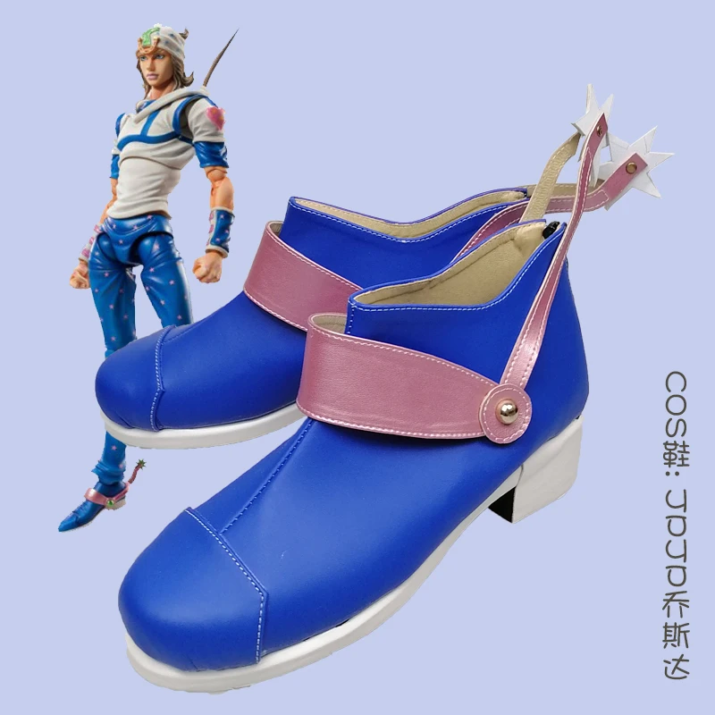 

Anime JoJo's Bizarre Adventure Joseph Joestar Cosplay Shoes Comic Joestar Boots Halloween Cosplay Costume Prop Anime Shoes