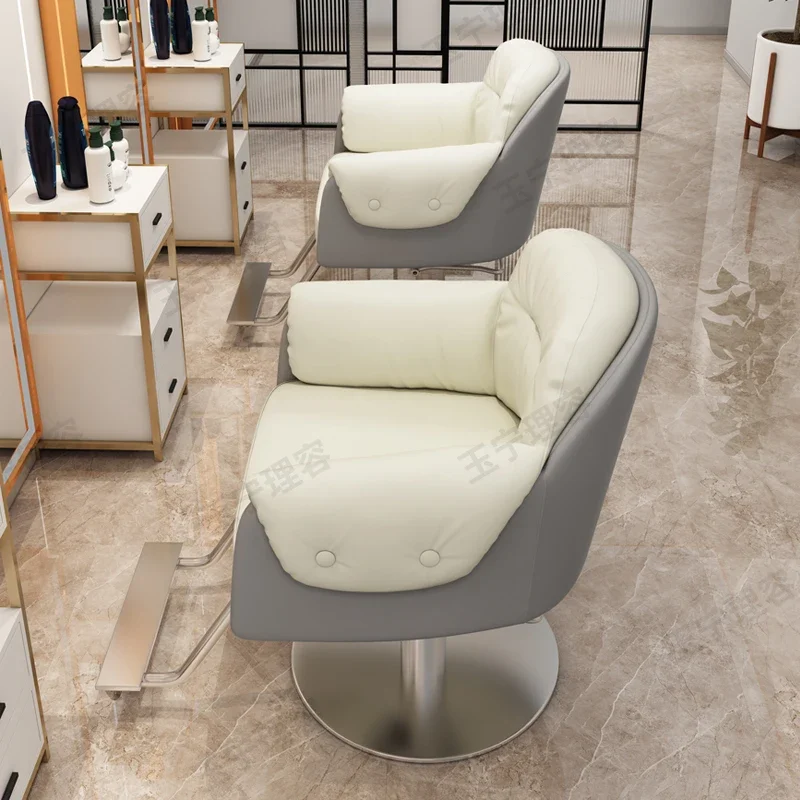 

Luxury Professional Vintage Barber Chair Barbershop Swivel Barber Chair Lift Perm Cadeira De Barbeiro Beauty Furniture WT