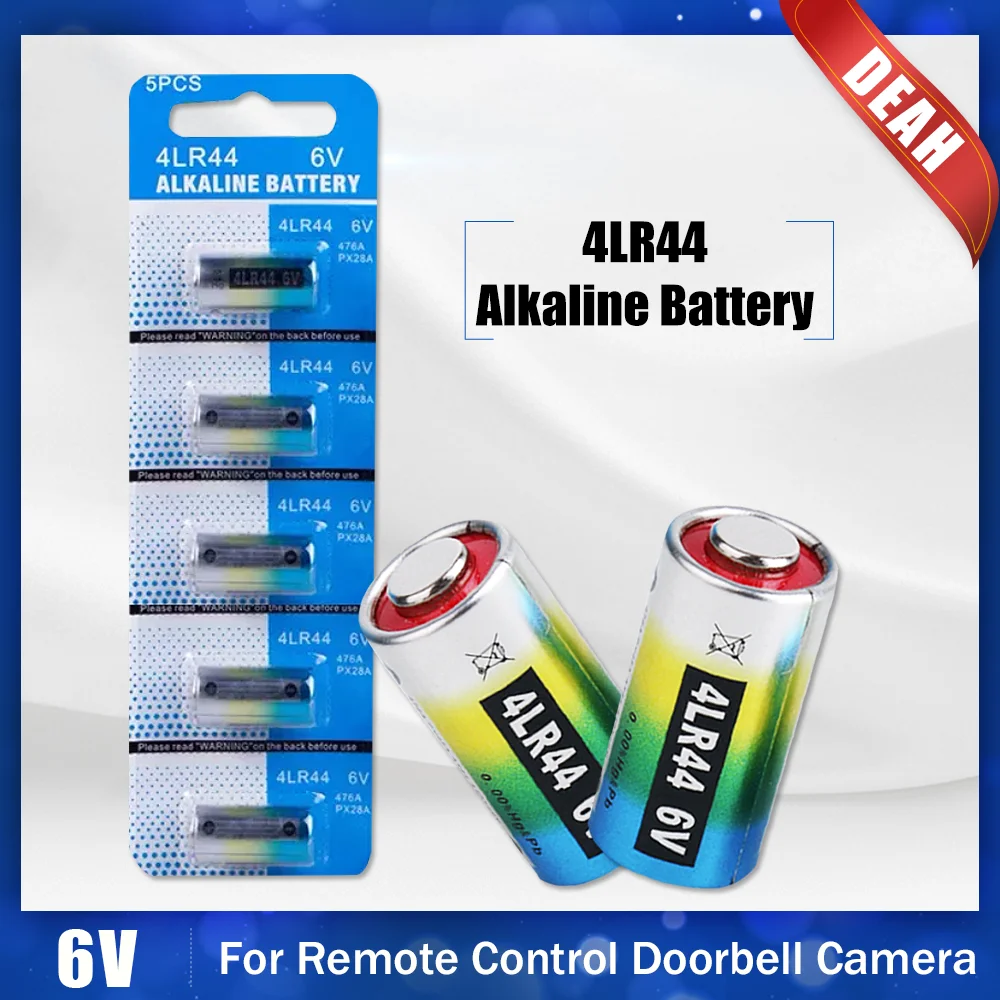 10 Pilas 476a Alcalina 6v = 4lr44 A544 Px28a K28a V4034px | Envío Gratis