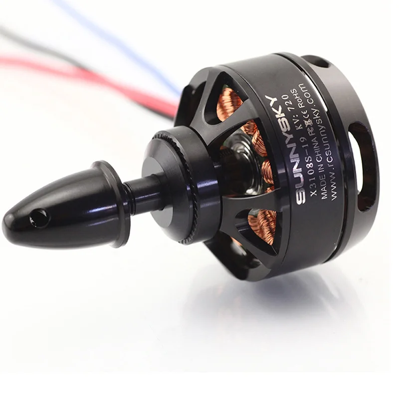Sunnysky X3108S Disc Type Brushless Motor 720KV 900KV 3-4S LiPo 30A ESC for F450 F550 Tarot 650 RC Multirotor Aerial Drone thumbnail 5