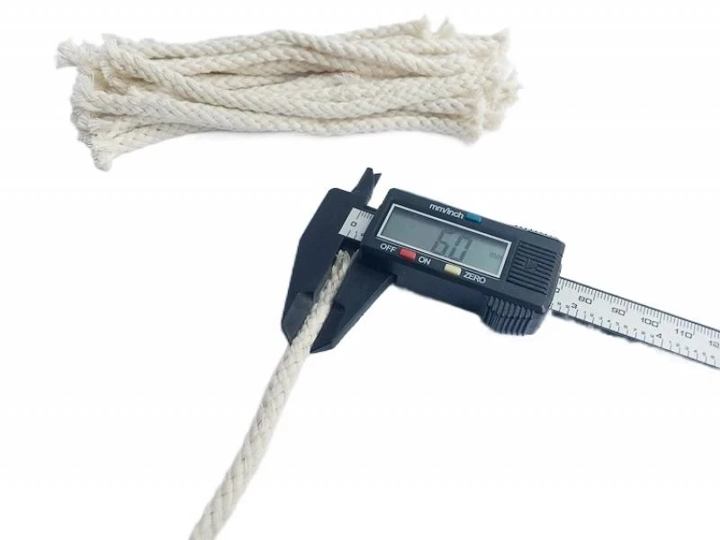 Alcohol wick rope cotton 3meter length 2-8mm diameter used for manufacture laboratory teaching equipmen candle wick candle wicks oil lamp wicks