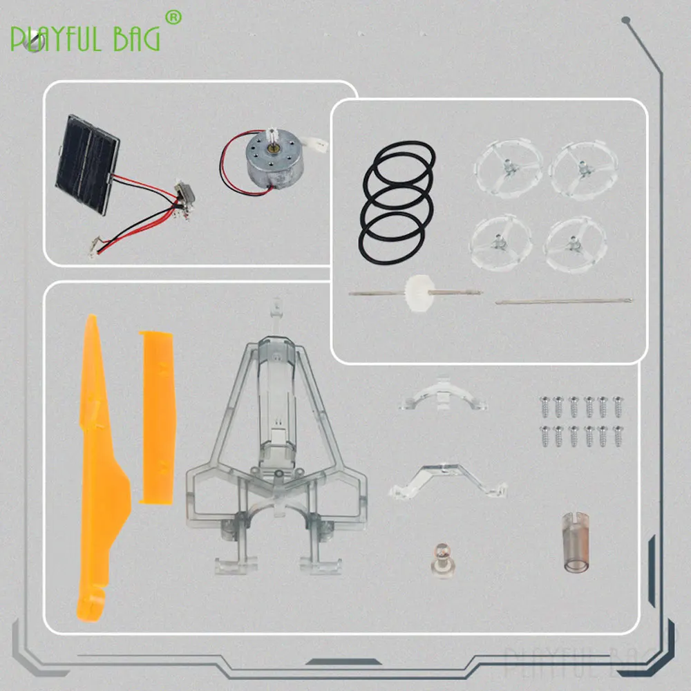 Solar Powered Racing Car Children Science DIY Production Puzzle Electric Technology Toys Mechanical Education Gifts VG149