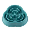 Pet Cat Dog Slow Food Bowl Fat Help Healthy Round Anti-choking Thickened And Non-slip Multiple Colors Shapes 4