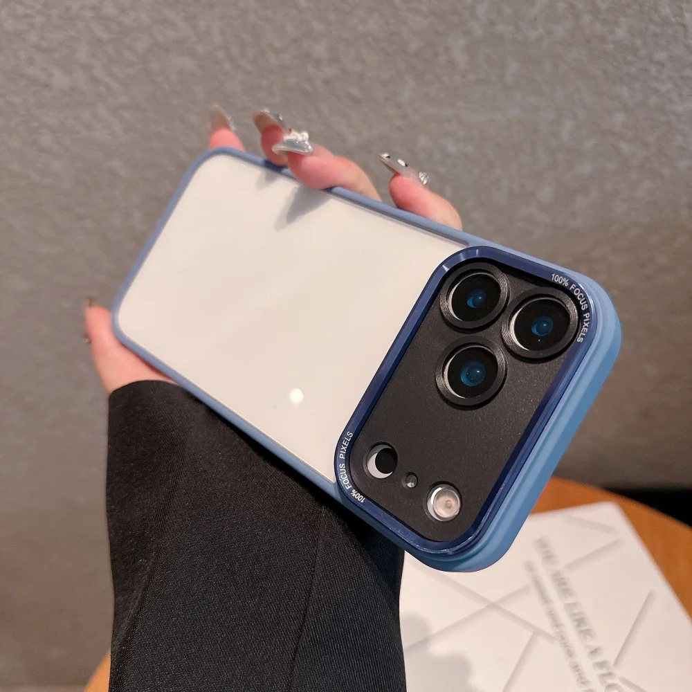 Premium Crystal Clear Shockproof Acrylic Case with Lens Protection