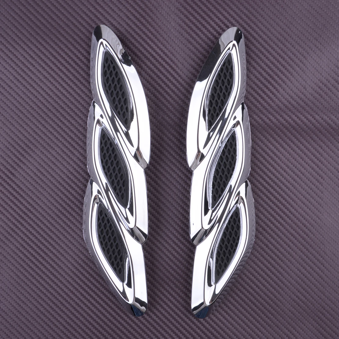 

1 пара передняя левая и правая капота автомобиля, решетка вентиляционного отверстия двигателя, молдинговая отделка, подходит для Buick Encore 2015 2014 2013 ABS