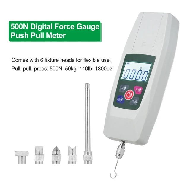 Mxmoonfree Jauge De Force Numérique 200N Push Pull Jauge Portable Force Meter Avec Unites Nlbkgoz Etui De Rangement Lcd Retroeclaire Automatique Mise Hors Tension Automatique Pour Test De