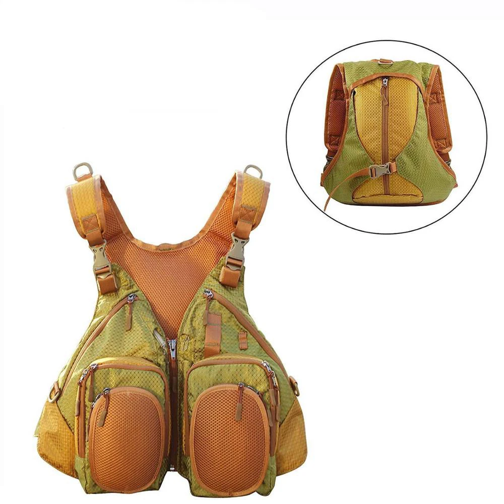 Fly Fishing Backpack & Vest Combo Fly Fishing Vest Pack Fishing Sling ...