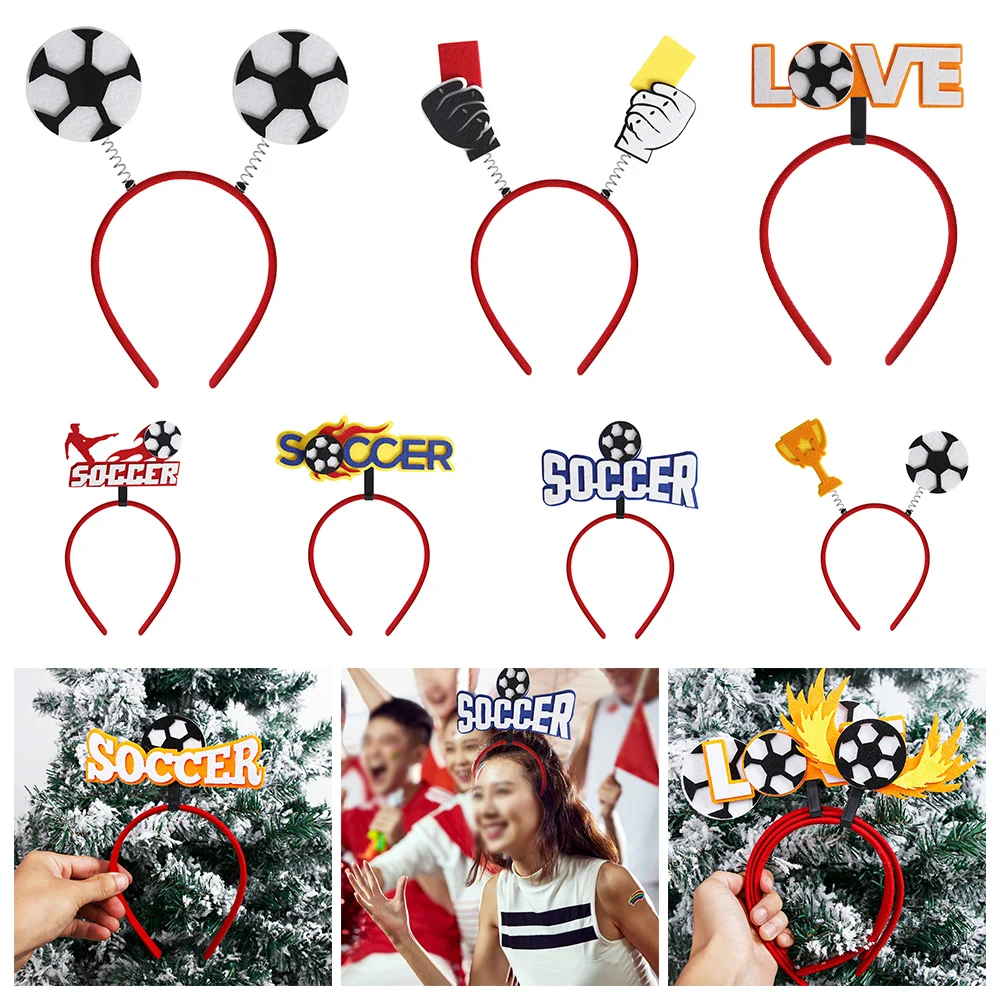 

1 шт. головная повязка для игры в футбол, головные уборы, повязки для фанатов футбольных мячей, живая атмосфера для футбольных матчей/вечеринок