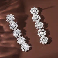 2PC Women’s Fashion Trend DIY Pearl Petal Ball Earrings Outdoor Travel Carnival Banquet Party Holiday Dressing Gifts
