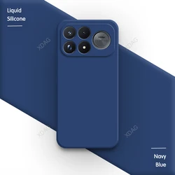 Custodia per telefono in silicone liquido antishock con protezione per la fotocamera - Cover posteriore originale