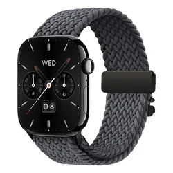 Braided Solo Loop Strap for Smartwatch - Stylish and Comfortable Bracelet Band (SpaceH)