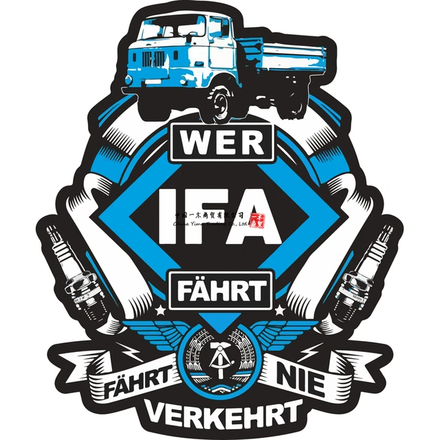 Aufkleber Wetterfest W50 Ifa Ddr Osten Ostdeutschland Ossi Lkw