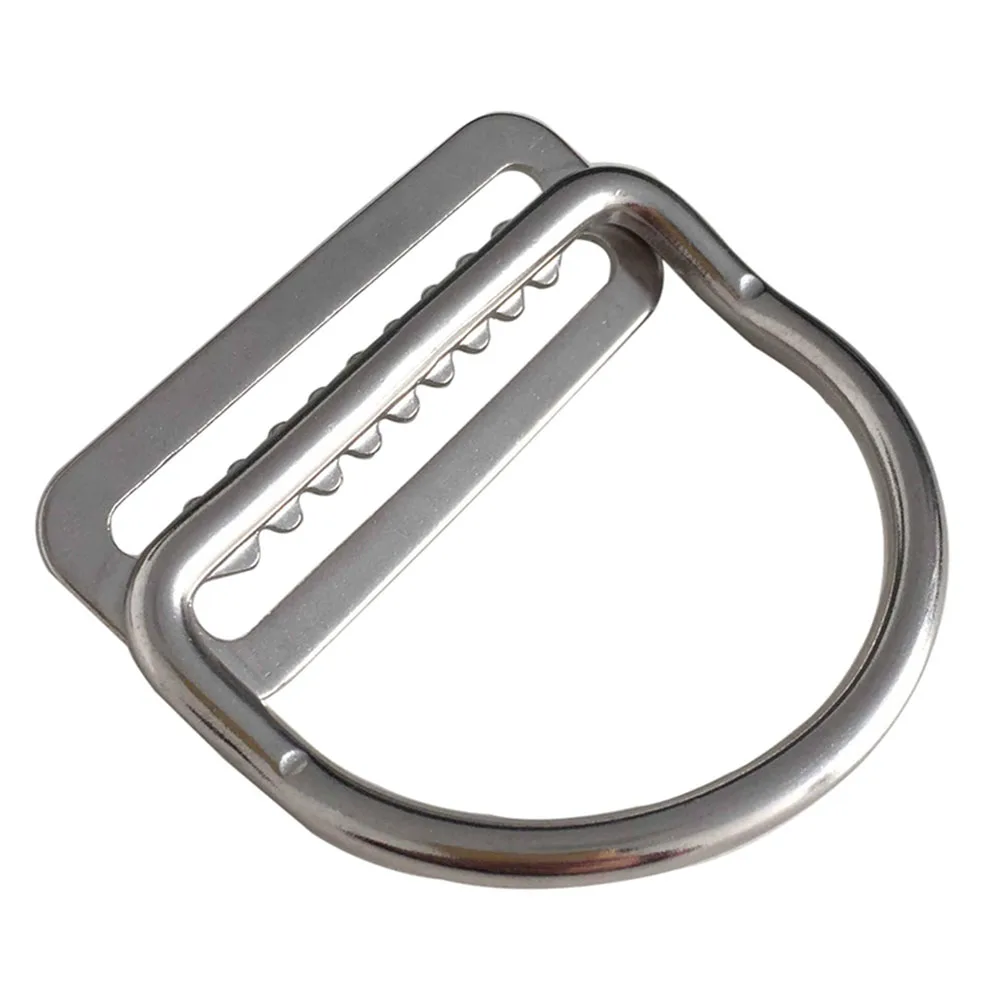 

Clip Diving D-ring Water Sport Supplies Webbing Keeper Clip 316 Stainless Steel Corrosion-resistant D-Ring Brand New
