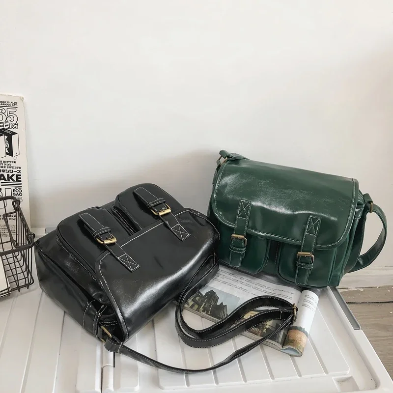 

Вместительные женские сумки через плечо из искусственной кожи, простые модные однотонные модные дизайнерские дамские сумочки через плечо