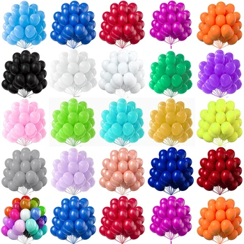 Ballon en Latex Perlé, Blanc, Rose, Bleu, Ballon à Hélium, Décoration de ixd'Anniversaire, Mariage, ixPréChristophe, Adulte, 10 ", 12", 10 Pcs, 20 Pcs, 30 Pcs 1