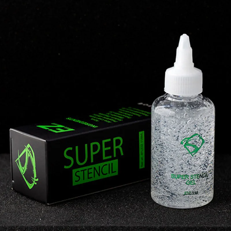 SUPER STENCILGEL Tattoo Equipment Transfer Paper Transfer Gel EZ Gel Oil 4OZ Purple Transparent 118ml/bottle