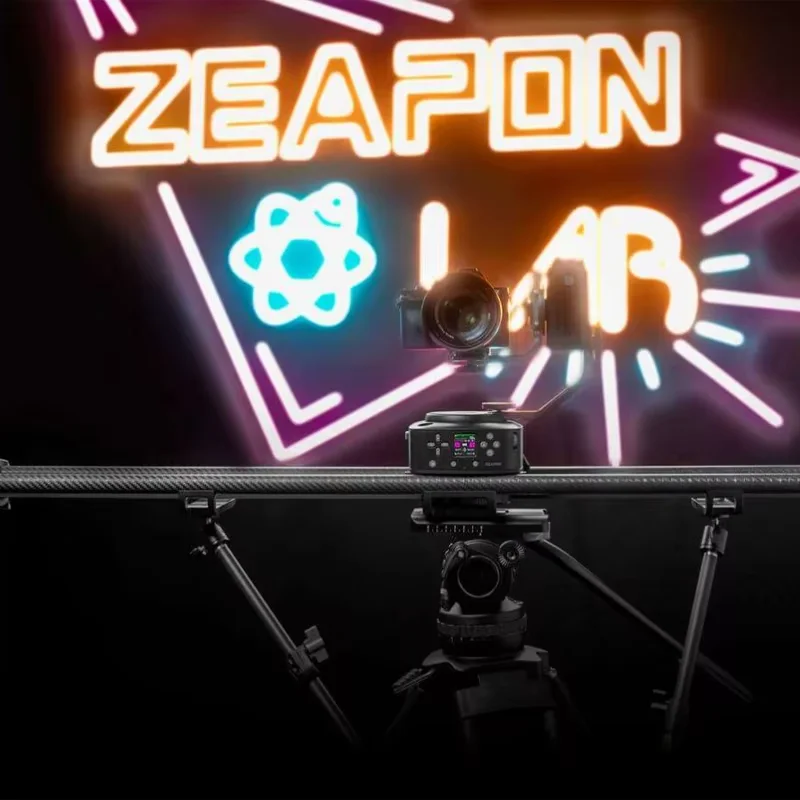 Zeapon AXIS 80Pro 100Pro 120Pro Carbon Fiber Camera Slider Multi-axis Motorized Electric Track LCD Screen 360 Photography