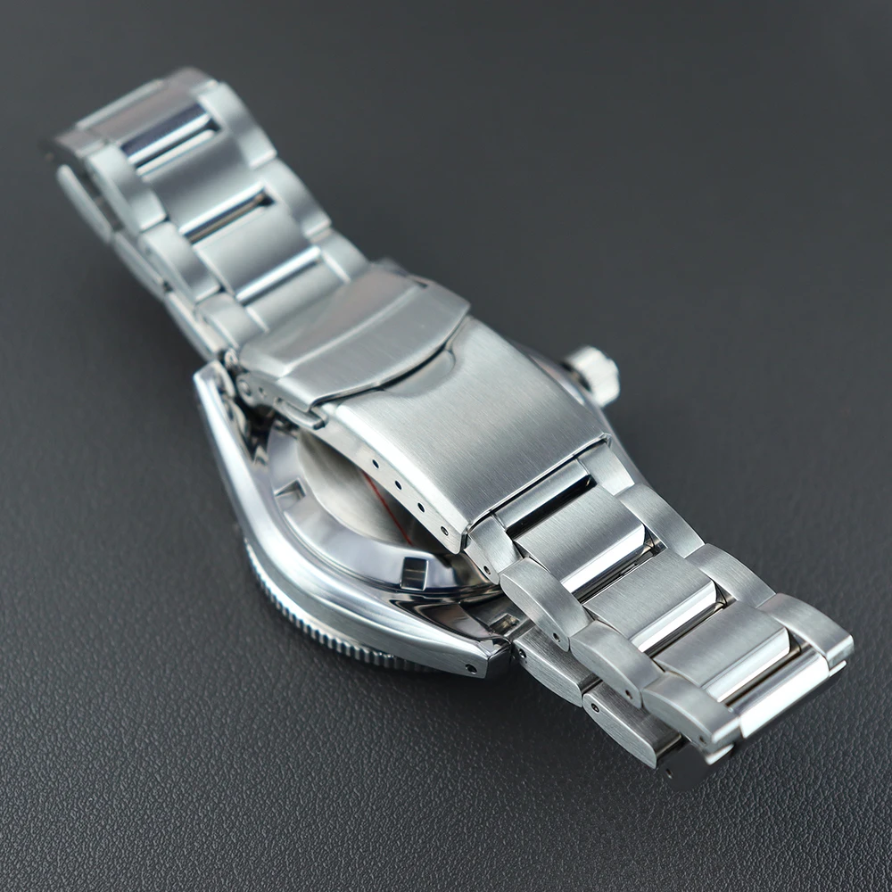 40mm 20bar Taucheruhrgehäuse Stahlarmband für SPB149J1 Black Tiger Whale Mod Gehäuse NH35 NH36 NH38 NH70 4R36 Uhrwerk Saphir – Detail 6