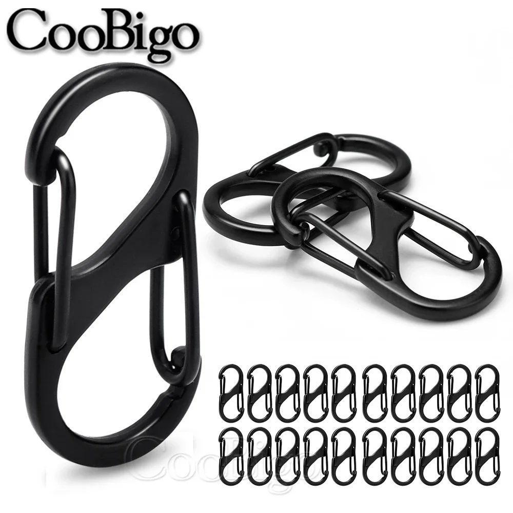 Lot De 20 Mousquetons En Forme De S à Double Mousqueton