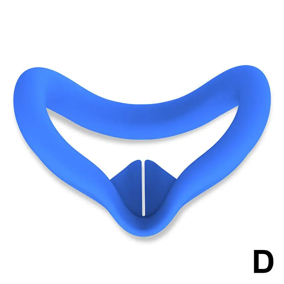 Silicone Face Cover For Meta 3s Glasses Replacement Sweat-proof Eye Mask VR Face Interface Protective Cover VR Accessories F7K1
