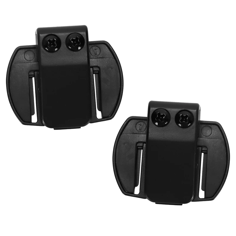 2 Pcs Vnetphone V6 V4 V2-500C 인터콤 액세서리, 헬멧 인터콤 클립 장착 브래킷, 오토바이 BT 블루투스 인터콤 헤드