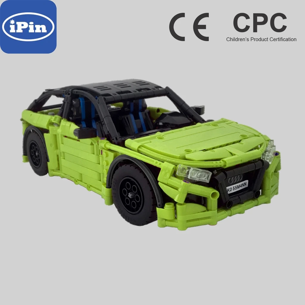 

Moc-21796 RS-1 small sports car app remote control 1027pcs splicing building block electronic drawing