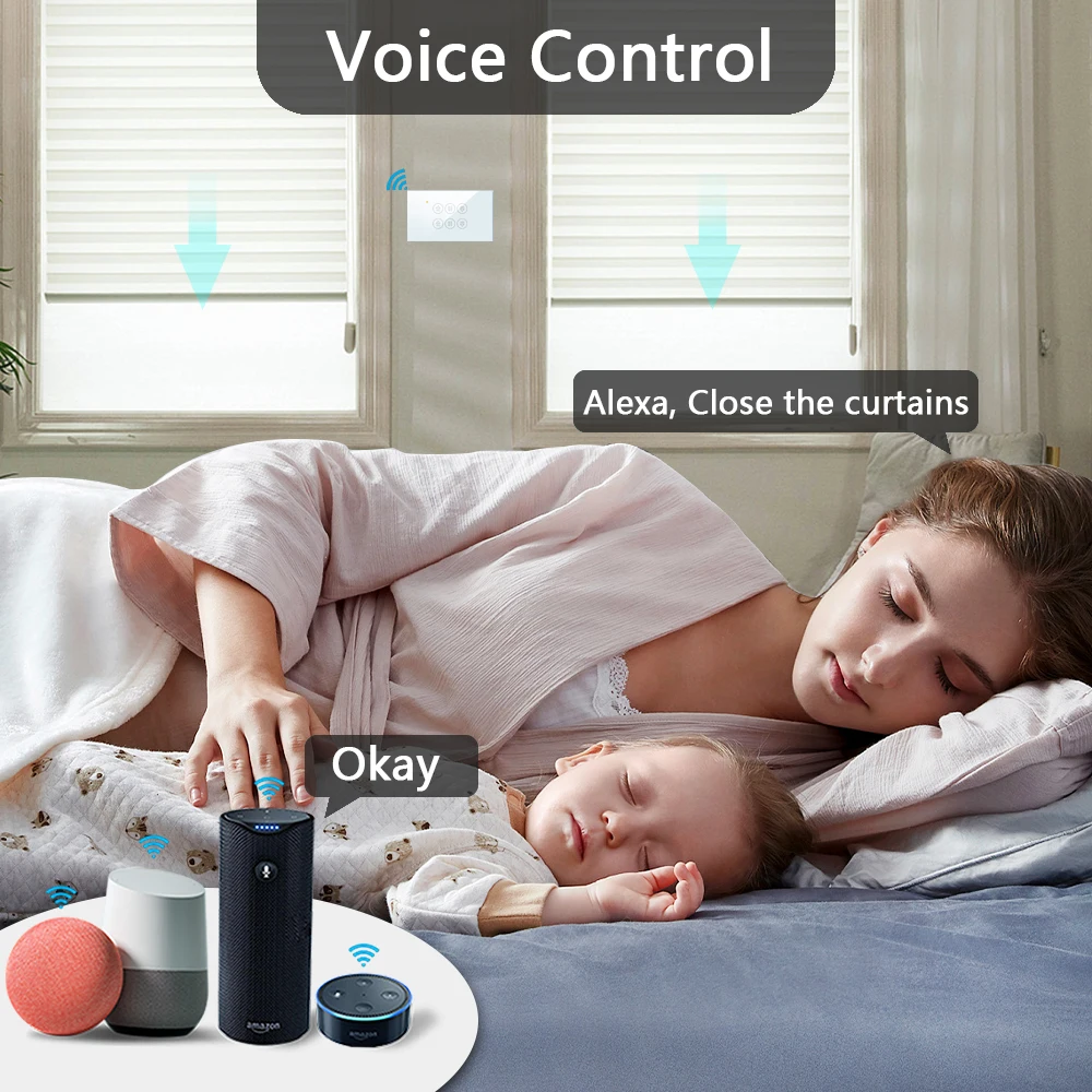 qcsmart wifi cortina dupla eua interruptor tuya 03