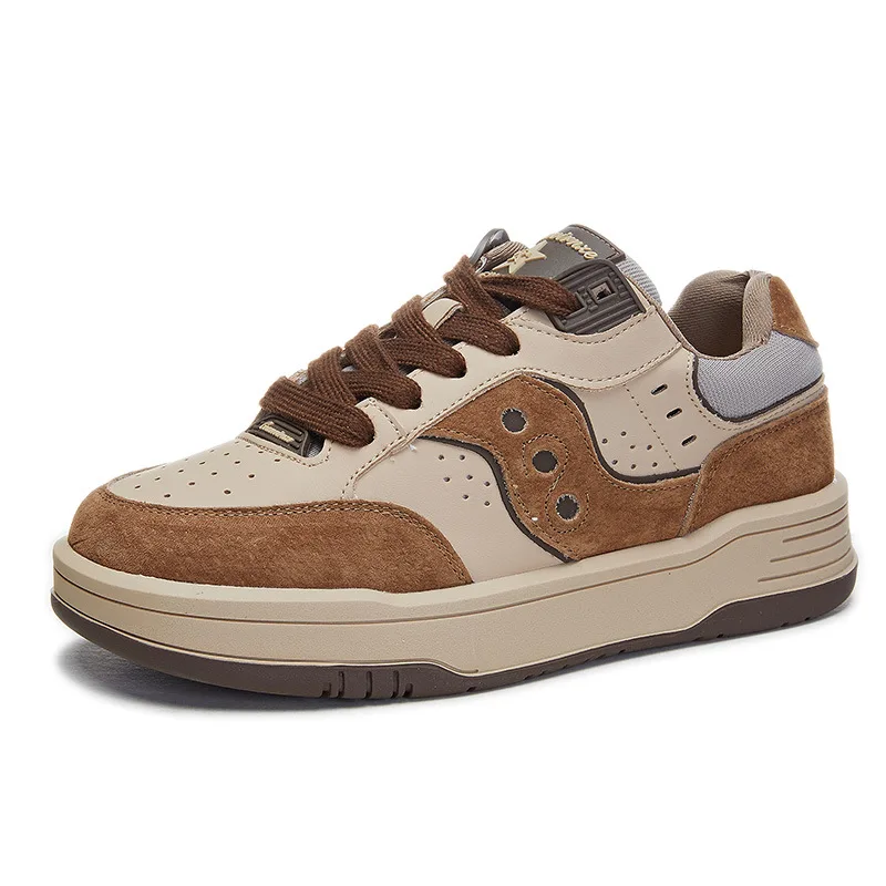 

Женская Белая обувь, Новинка весна-осень 2024, универсальная Повседневная модная обувь, женская обувь на толстой подошве