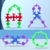 1/19pcs Suction Cup Building Toy Soft Cartoon Bees Blocks Sucker Toy Parent-child Interactive Game Gift Kids Learning Toys 3