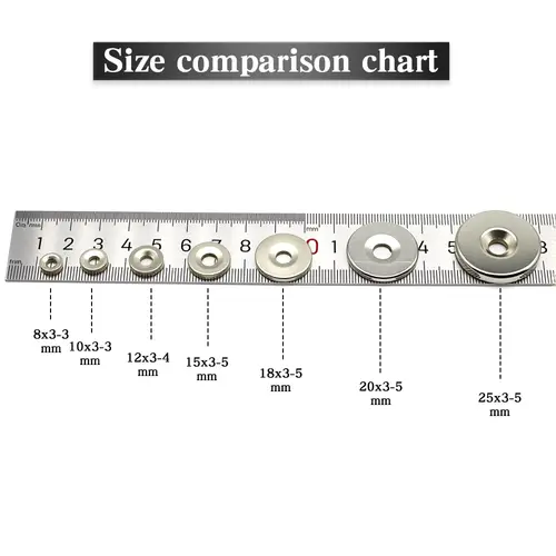 Super Powerful Round Magnet with holes Neodymium Magnet NdfeB N35 Strong Permanent Magnetic imanes Refrigerator Magnet - Image 4