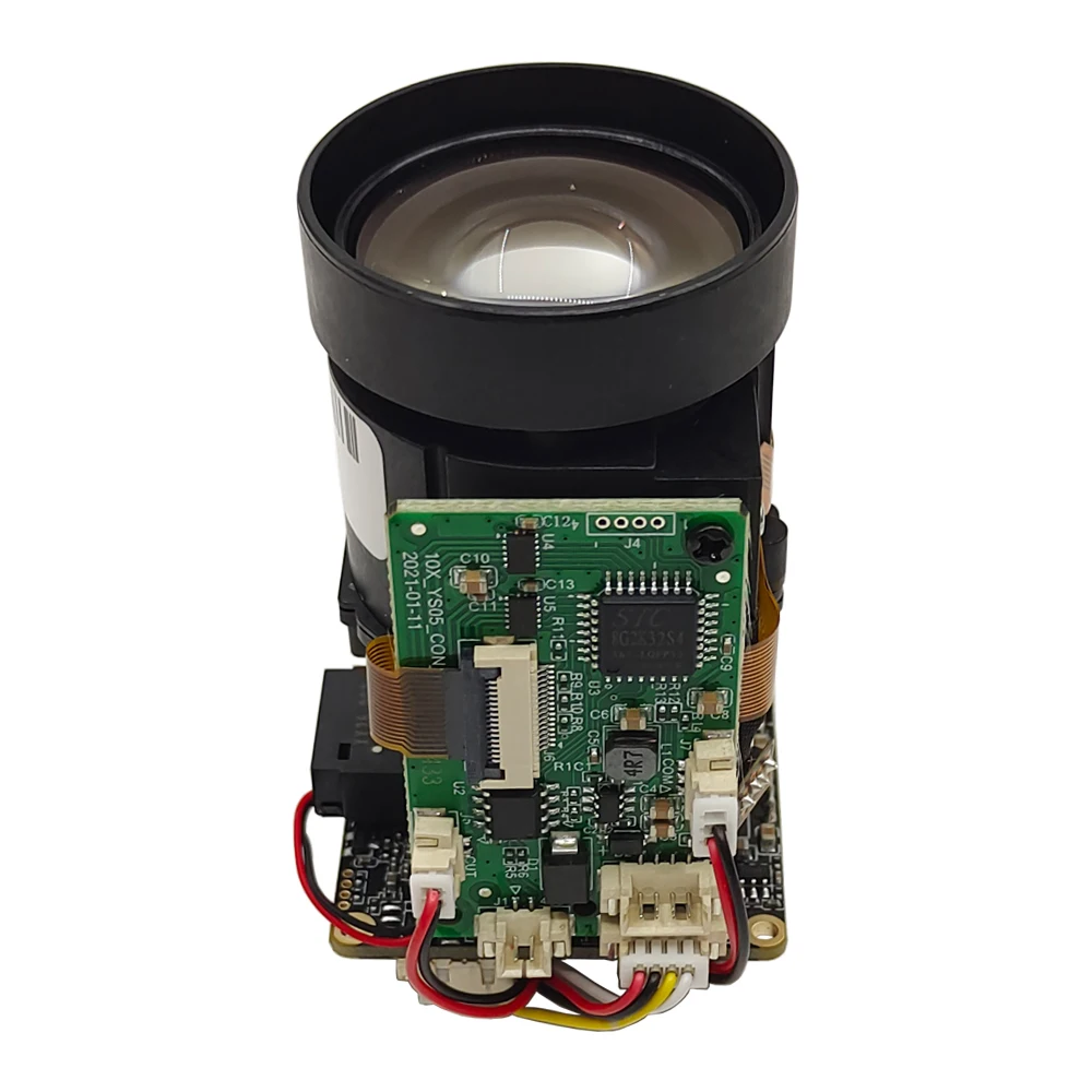 5MP IMX335 CMOS IP 카메라 모듈 PoE 10배 줌 PTZ 스타라이트 H.265 보안 카메라 내장 마이크 RJ45 포트 Onvif, RTSP 2592*1944