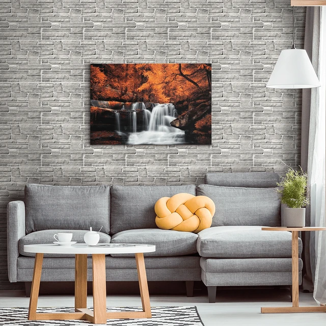 3D Wall Panels Peel and Stick Wallpaper,Self Adhesive Waterproof Foam Brick for Living Room,Bedroom,Laundry,Kitchen,Fireplace,TV Wall Decoration (10