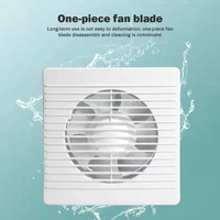 พัดลมดูดอากาศขนาด 4/6/8 นิ้ว ความเร็วสูง สำหรับติดตั้งบนหน้าต่าง ผนัง ดีไซน์ป้องกันยุง เหมาะสำหรับห้องน้ำ ห้องครัว ห้องส้วม 3