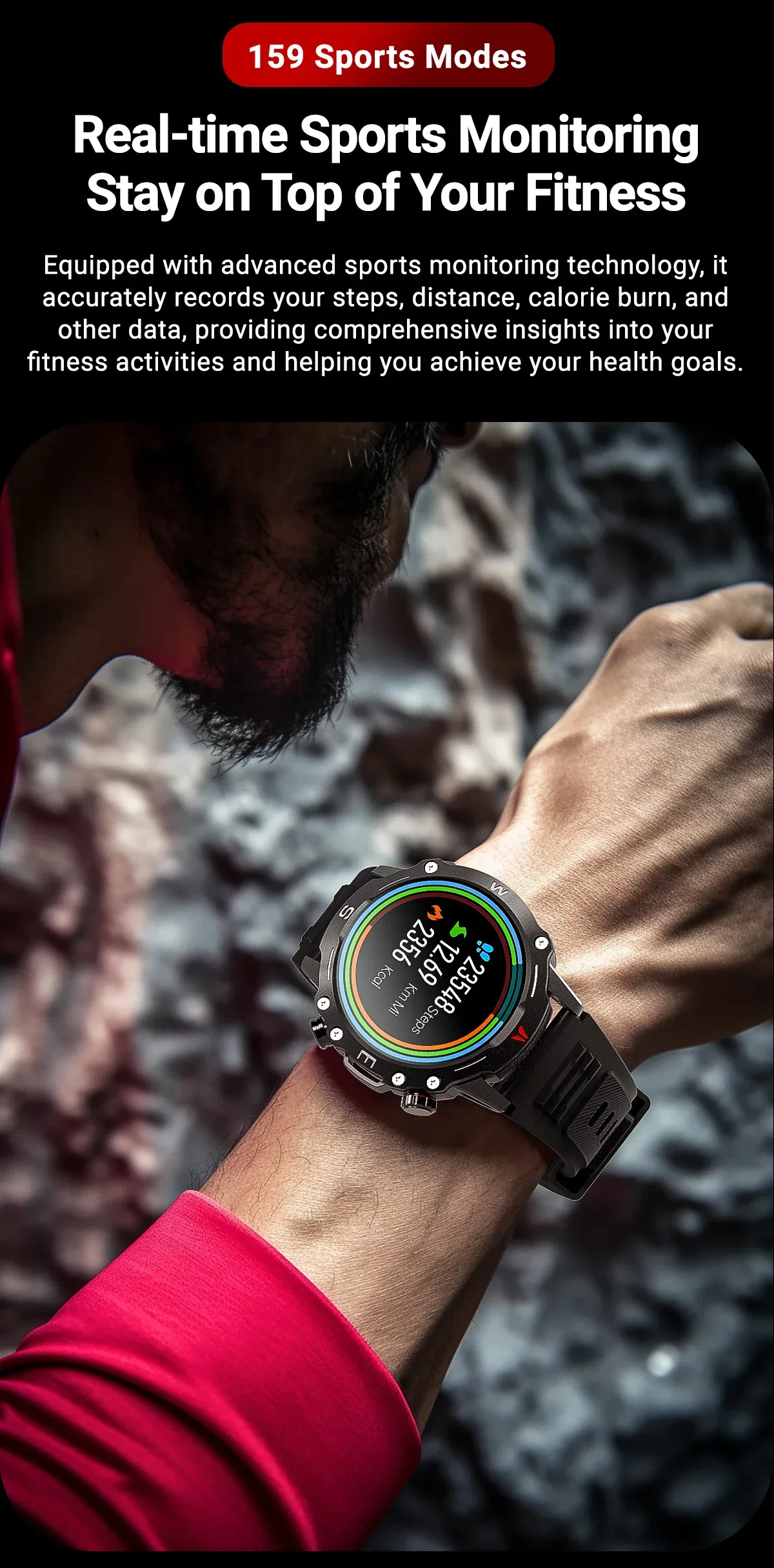 Zordai OD2 Ʈ ġ   BT ȭ ħ, NFC ECG GPS , ߿ ƮϽ ƮĿ Ʈġ, IP68, 1.5 ġ